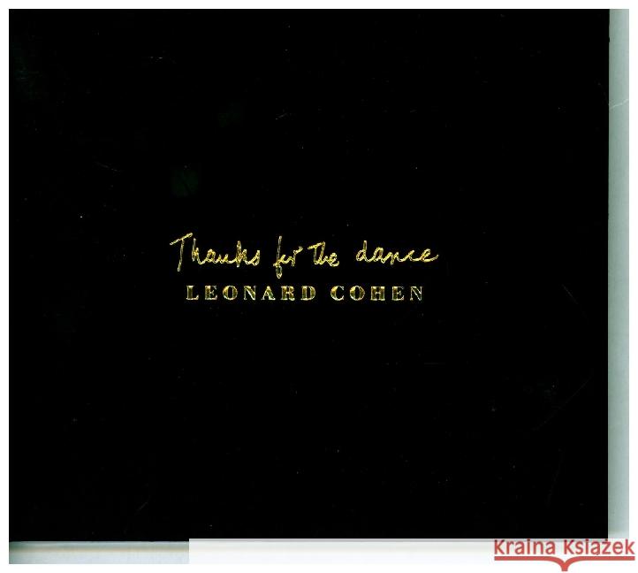 Thanks for the Dance, 1 Audio-CD Leonard Cohen 0190759786628