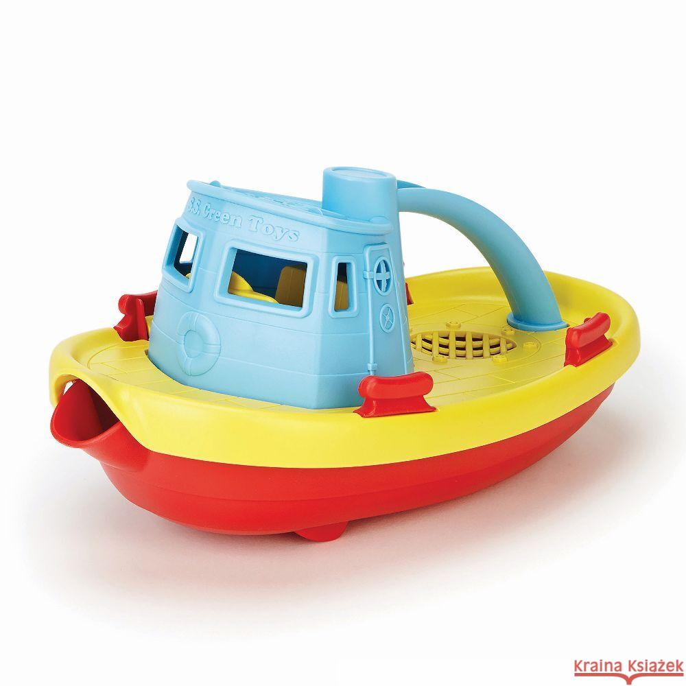 Tug Boat Blue Green Toys 0793573640536 Greentoys