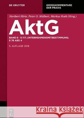 117; MitbestR; Nachtrag 76 Abs 4 Daniel Dejica Gyde Hansen Peter Sandrini 9783110293159 De Gruyter - książka