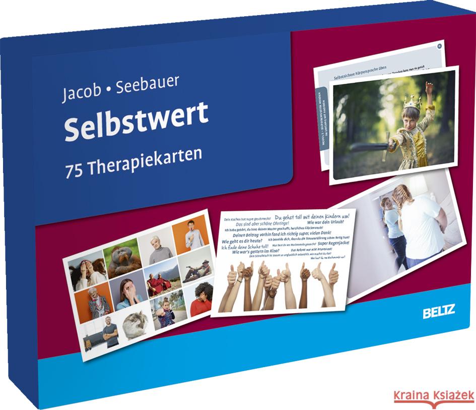 Selbstwert, 75 Therapiekarten Jacob, Gitta, Seebauer, Laura 4019172100377 Beltz