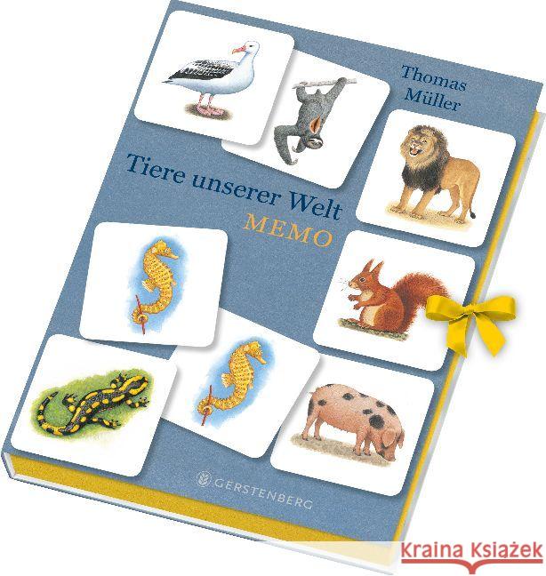 Tiere unserer Welt Memo (Kinderspiel) : 64 farbige Memokarten in einer Geschenkbox Müller, Thomas 4250915931753