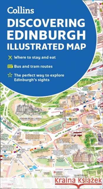 Discovering Edinburgh Illustrated Map: Ideal for Exploring Dominic Beddow Collins Maps 9780008320386 HarperCollins Publishers