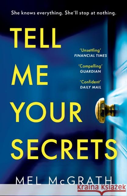 Tell Me Your Secrets Mel McGrath 9780008336929 HarperCollins Publishers