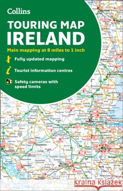 Collins Ireland Touring Map Collins Maps 9780008369965 HarperCollins Publishers