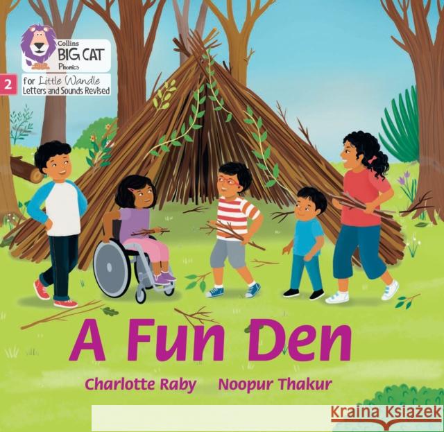 A Fun Den: Phase 2 Set 4 Blending Practice Raby, Charlotte 9780008540173 HarperCollins Publishers