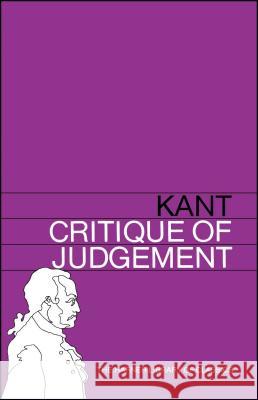 Critique of Judgement Immanuel Kant J. H. Bernard 9780028475004 Free Press