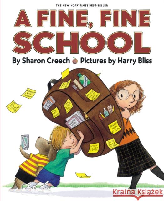 A Fine, Fine School Sharon Creech Harry Bliss 9780060007287 HarperTrophy