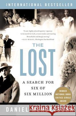 The Lost Daniel Mendelsohn Matt Mendelsohn 9780060542993 Harper Perennial