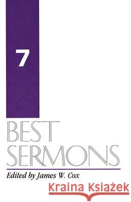 Best Sermons 7 James William Cox Kenneth M. Cox James William Cox 9780060615833 HarperOne