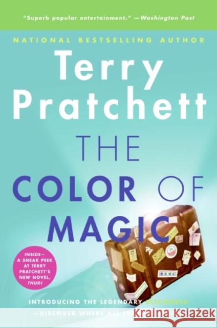 The Color of Magic: A Discworld Novel Terry Pratchett 9780060855925 HarperCollins Publishers