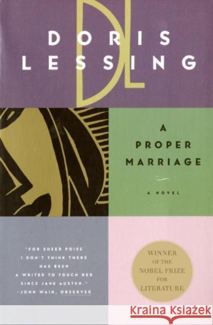 A Proper Marriage Doris May Lessing 9780060976637 Harper Perennial