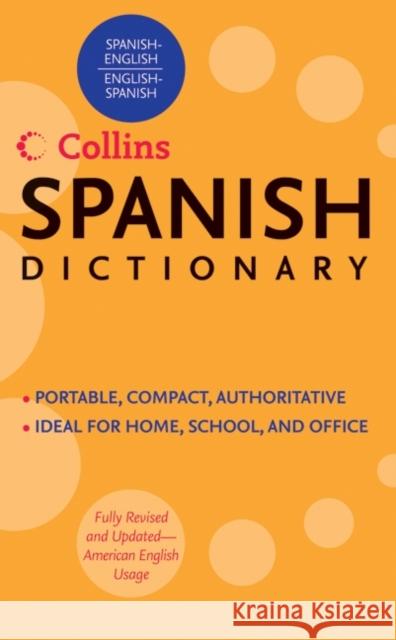 Collins Spanish Dictionary HarperCollins 9780061131028 HarperTorch