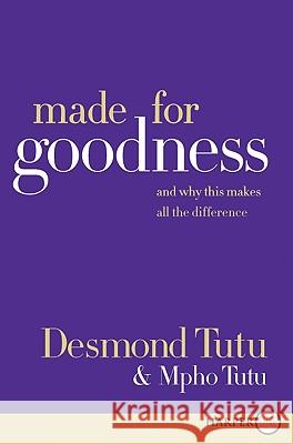 Made for Goodness LP Tutu, Desmond 9780061946257