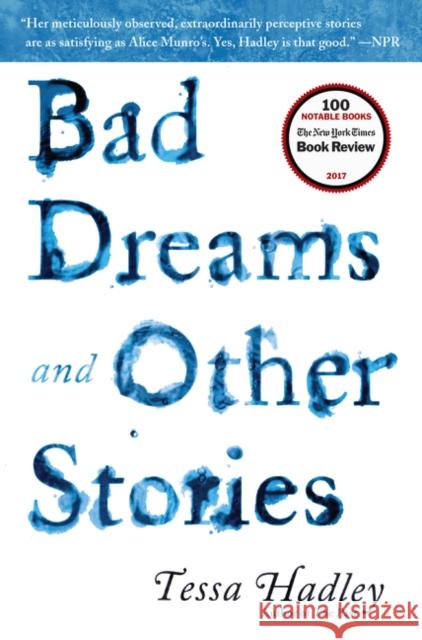 Bad Dreams and Other Stories Tessa Hadley 9780062476678