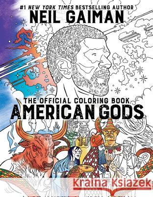 American Gods: The Official Coloring Book: A Coloring Book Gaiman, Neil 9780062688712 William Morrow & Company