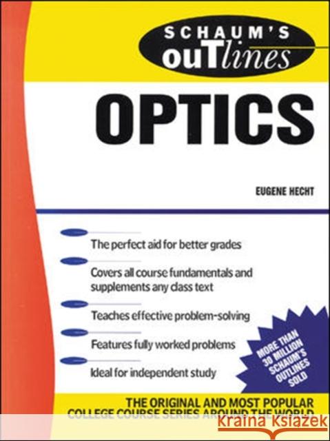 Schaum's Outline of Optics Eugene Hecht 9780070277304 McGraw-Hill Companies