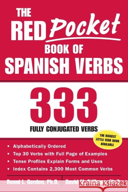 The Red Pocket Book of Spanish Verbs: 333 Fully Conjugated Verbs Gordon, Ronni 9780071421621