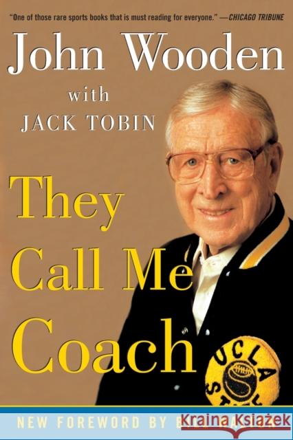 They Call Me Coach John Wooden Jack Tobin 9780071424912 McGraw-Hill Education - Europe