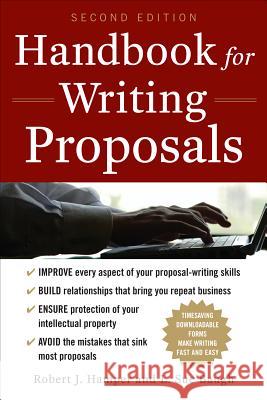 Handbook for Writing Proposals, Second Edition Hamper, Robert 9780071746489 0