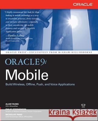 Oracle9i Mobile Yeung, Alan 9780072224559