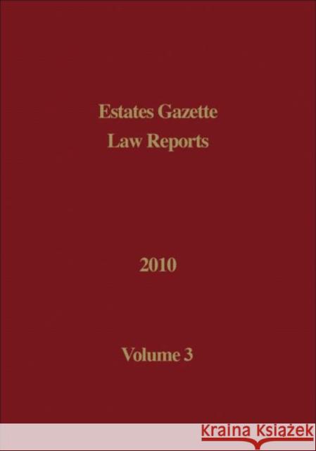 EGLR 2010 Volume 3 Marshall, Hazel 9780080969398 Estates Gazette