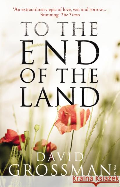 To The End of the Land David Grossman 9780099546740