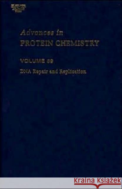 DNA Repair and Replication: Volume 69 Yang, Wei 9780120342693 Academic Press