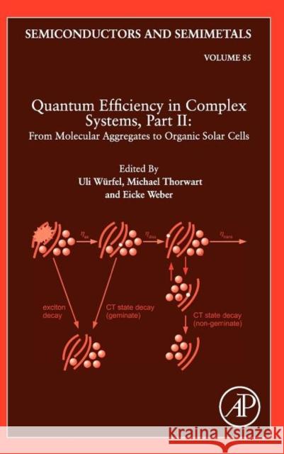 Quantum Efficiency in Complex Systems, Part II: From Molecular Aggregates to Organic Solar Cells: Organic Solar Cells Volume 85 Wurfel, Uli 9780123910608 0