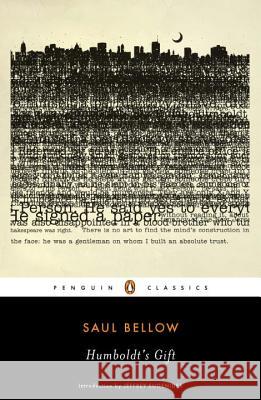 Humboldt's Gift Saul Bellow Jeffrey Eugenides 9780143105473 Penguin Books