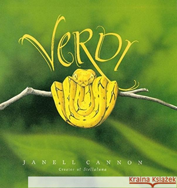 Verdi Janell Cannon 9780152010287 Harcourt Children's Books
