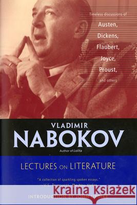 Lectures on Literature Vladimir Nabokov Fredson Bowers John Updike 9780156027755 Harvest Books