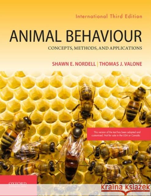 Animal Behavior Shawn E. Nordell Thomas J. Valone 9780190924263