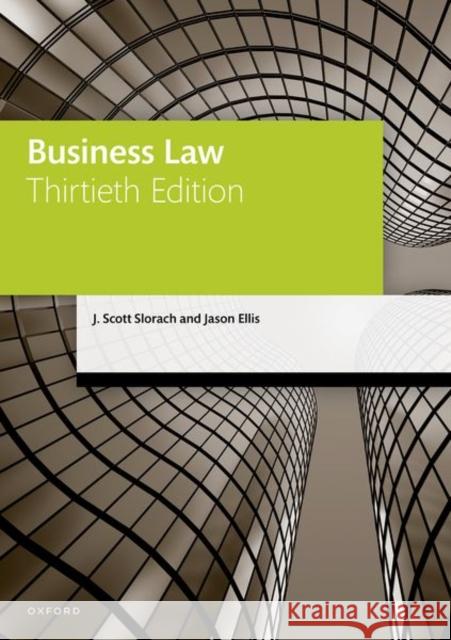 Business Law Slorach, Scott, Ellis, Jason 9780192858863