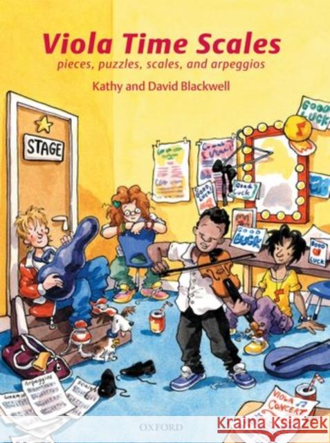 Viola Time Scales : Pieces, puzzles, scales, and arpeggios Blackwell, Kathy|||Blackwell, David 9780193385917