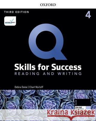 Q3e 4 Reading and Writing Student Book and IQ Online Pack [With eBook] Oxford University Press 9780194903950