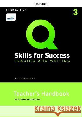 Q3e Reading and Writing 3 Teachers Guide Pack Oxford University Press 9780194999083