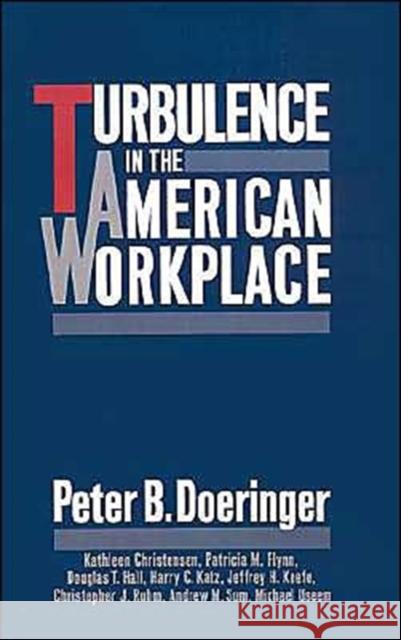 Turbulence in the American Workplace Peter B. Doeringer 9780195064612 Oxford University Press