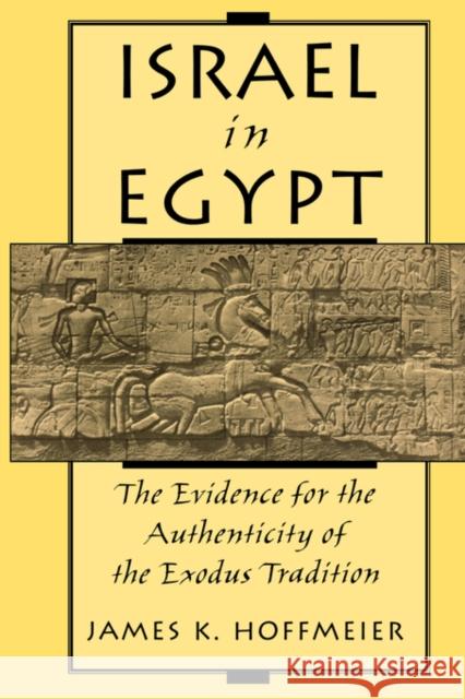 Israel in Egypt: The Evidence for the Authenticity of the Exodus Tradition Hoffmeier, James K. 9780195130881 Oxford University Press
