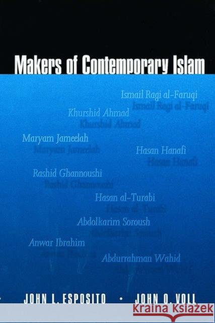 Makers of Contemporary Islam John L. Esposito John Obert Voll 9780195141283 Oxford University Press