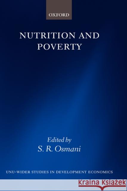Nutrition and Poverty S. R. Osmani Siddiqur R. Osmani 9780198283966 Oxford University Press