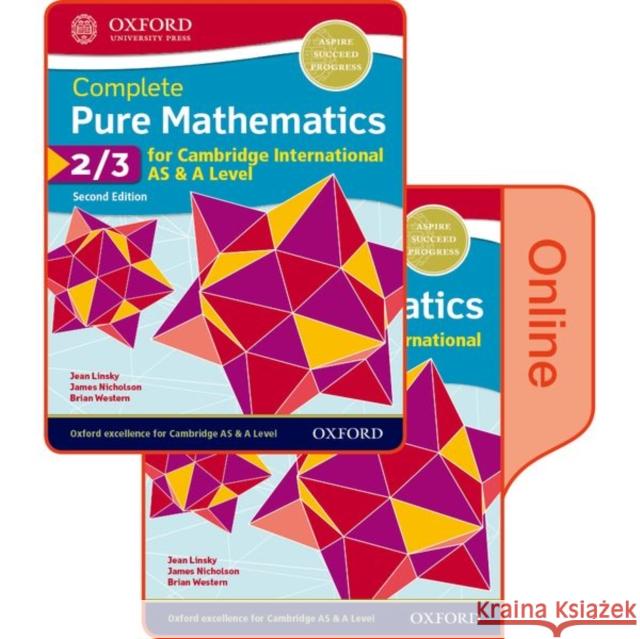 Pure Mathematics 1 for Cambridge International as & a Level: Print & Online Student Book Pack Linsky, Jean 9780198427421