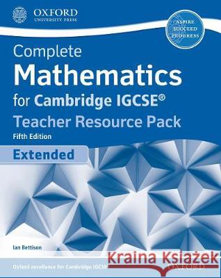 Complete Mathematics for Cambridge Igcserg Teacher Resource Pack (Extended) Bettison, Ian 9780198428077 Oxford University Press