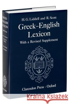 A Greek-English Lexicon Henry George Liddell Robert Scott Henry Stuart Jones 9780198642268 Oxford University Press