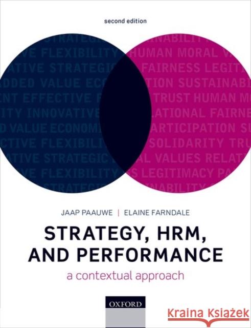 Strategy, Hrm, and Performance: A Contextual Approach Jaap Paauwe Elaine Farndale 9780198808596 Oxford University Press, USA