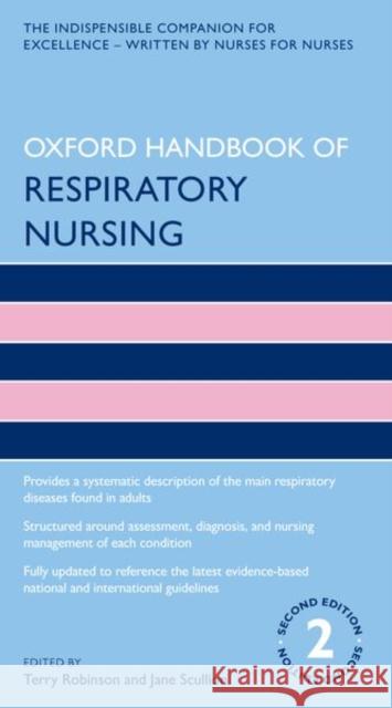 Oxford Handbook of Respiratory Nursing Terry Robinson Jane Scullion 9780198831815