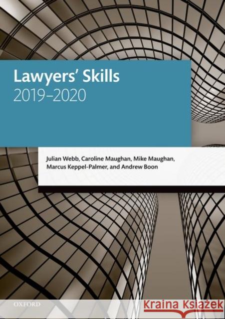 Lawyers' Skills Julian Webb Caroline Maughan Mike Maughan 9780198838647