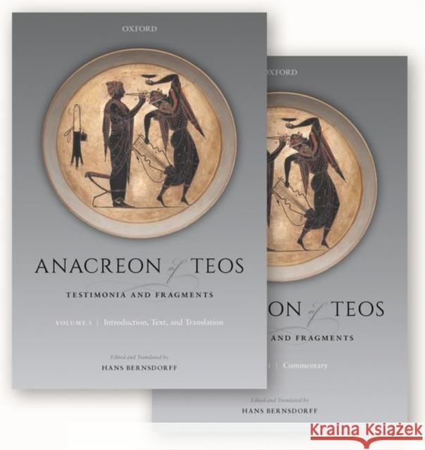 Anacreon of Teos Bernsdorff, Hans 9780198860488 Oxford University Press, USA