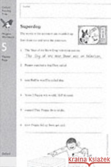 Oxford Reading Tree: Level 9: Workbooks: Workbook 2: Superdog and The Litter Queen (Pack of 6) Thelma Page 9780199167708