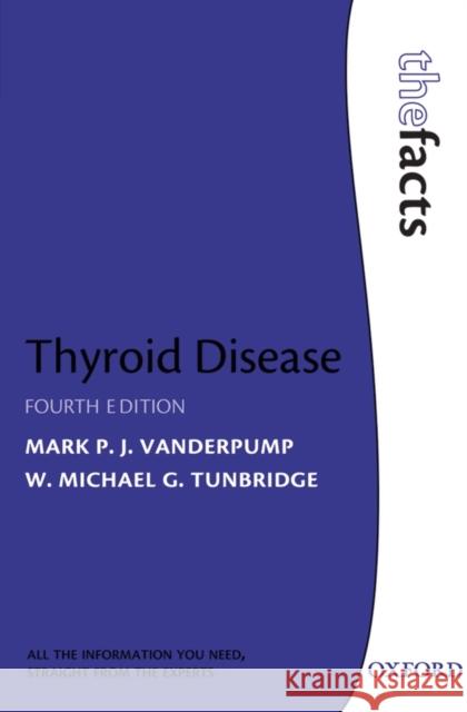 Thyroid Disease Mark Vanderpump 9780199205714 0