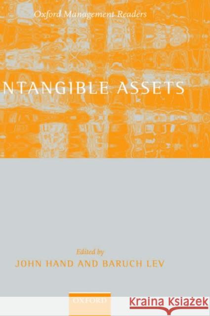 Intangible Assets Hand, John 9780199256938 Oxford University Press